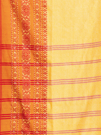 Exclusive Premium Quality Traditional Cotton Saree with Red Border, Floral Print Design Kids Begumpuri Saree, Costume for Girls