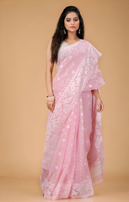 Exclusive Bangaldesi Dhakai Jamdani Primium Quality New Degain Saree