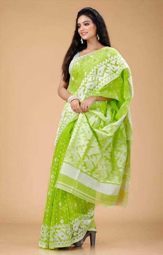 Exclusive Bangaldesi Dhakai Jamdani Primium Quality New Degain Saree
